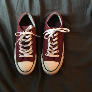 Maroon Converse
